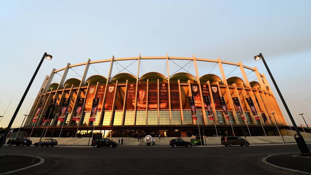 Auch von außen kann sich der rumänische Austragungsort sehen lassen. Distanz nach Deutschland: 1384 Kilometer