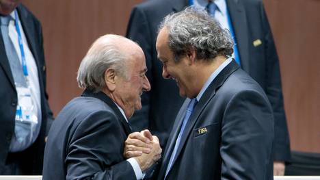 Sepp Blatter und Michel Platini