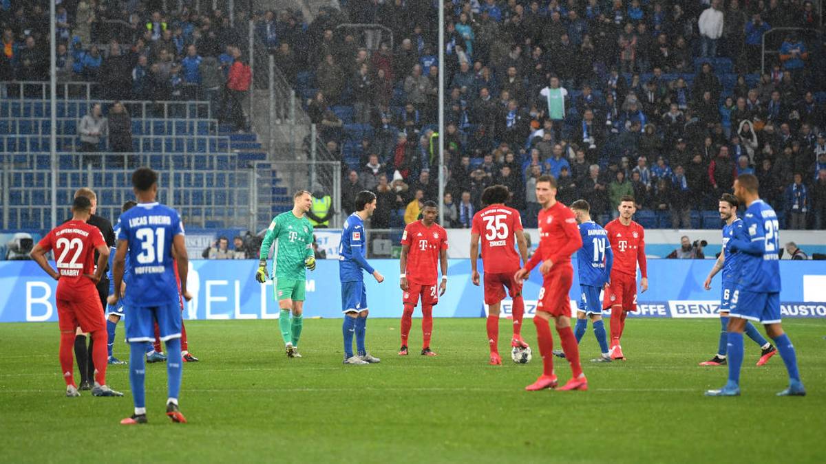 Bayern und Hoffenheim brachten die letzten Minuten mit einem Nichtangriffspakt über die Zeit
