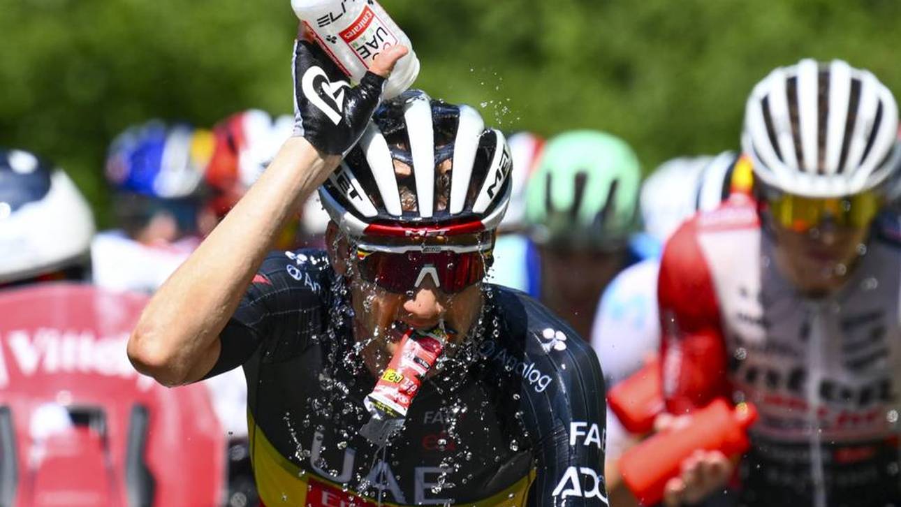 Die Fahrer bei der Tour de France werden sich wieder häufiger abkühlen müssen