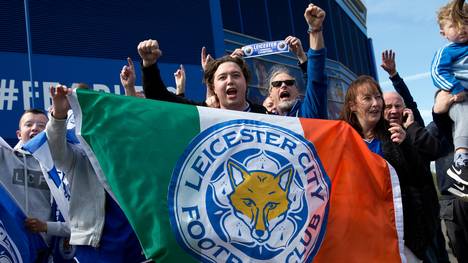 Fans von Leicester City feiern die Meisterschaft - ob einer von ihnen darauf gewettet hat?
