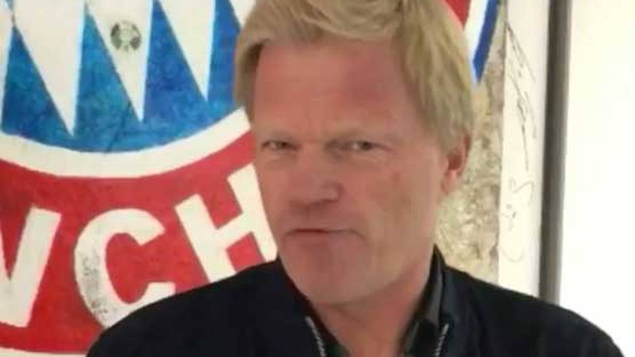 Kahn kündigt vor FCB-Logo Großes an