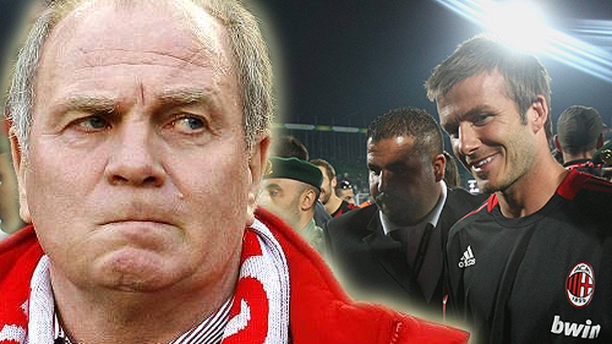 Auf die Frage, ob er sich einen Transfer David Beckhams nach München vorstellen könne: "Es nützt dir nichts, einen zu holen, der immer bei Bravo Sport auf der Seite eins steht. Wir wollen einen haben, der beim kicker auf Seite eins steht"