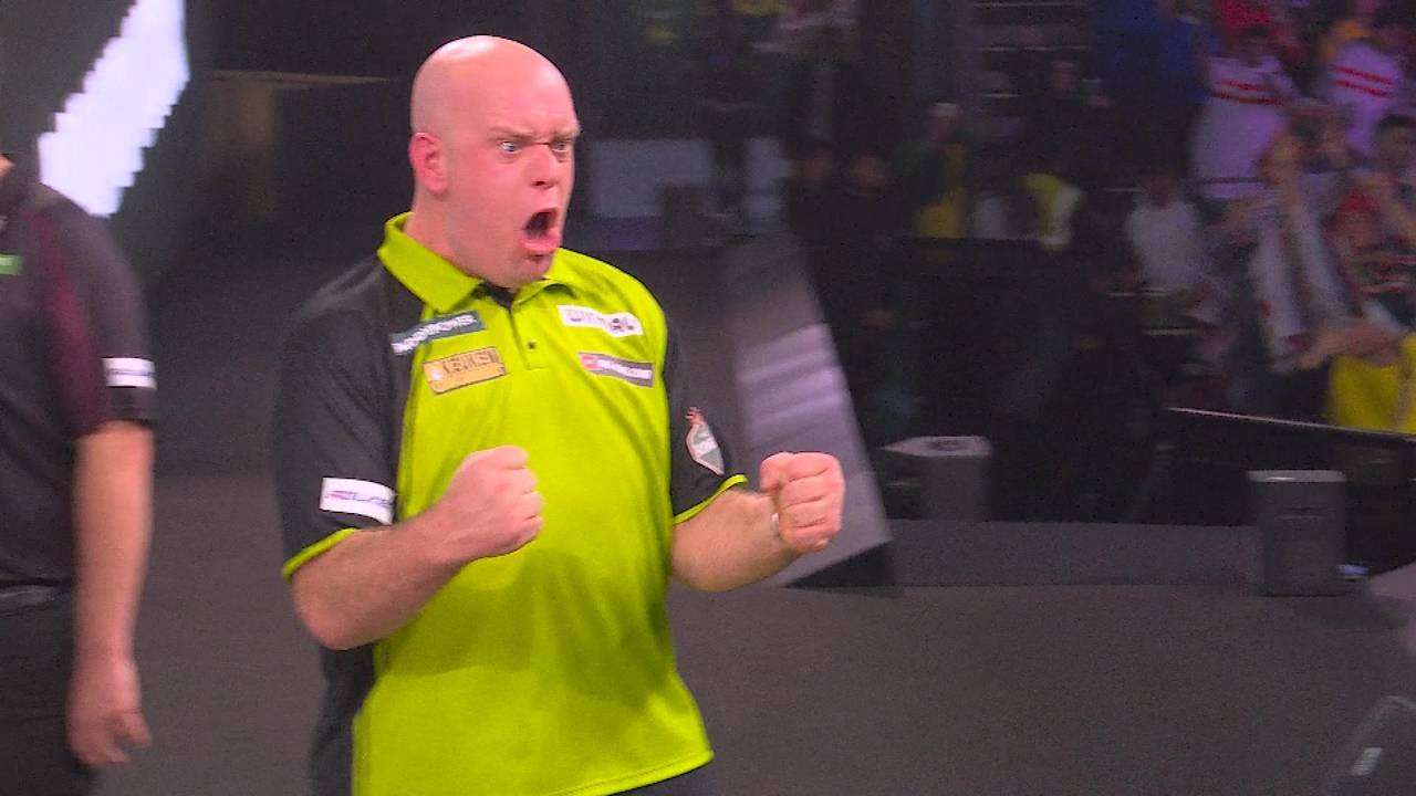 Darts WM 2025: Starker van Gerwen gewinnt trotz Schwächephase