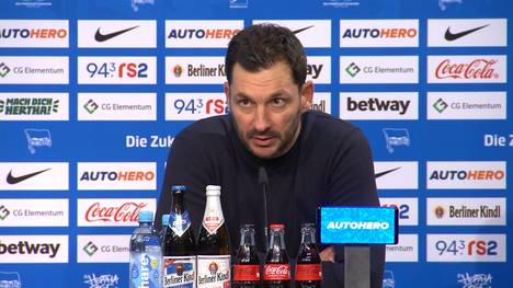 Hertha BSC muss mit der herben 0:5-Niederlage den zweiten Tiefschlag nach der Winterpause einstecken. Sandro Schwarz findet dafür harte Worte. Der Trainer befindet die Situation jedoch nicht für aussichtslos.