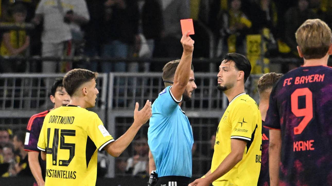 Umstrittenes Rot für BVB-Star