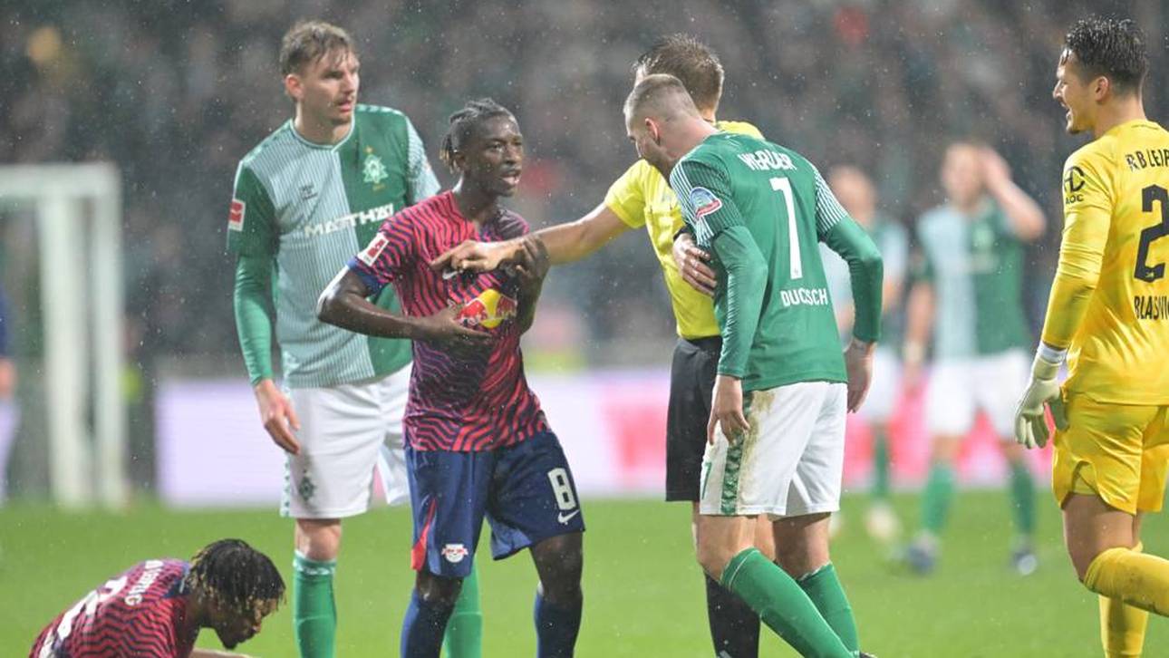 Leipzig lässt bei Werder Federn