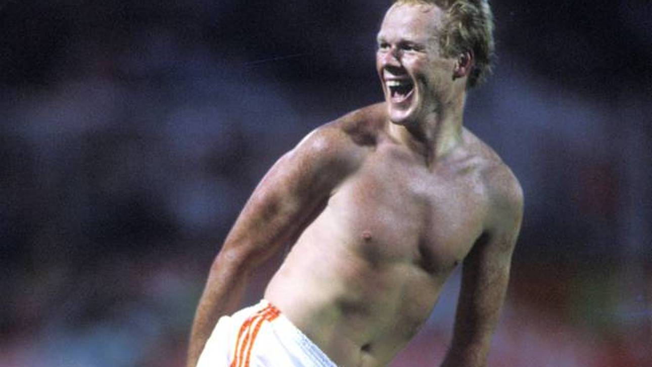 Ronald Koeman hat bei der EM 1988 mit einem Popo-Wischer für Furore gesorgt