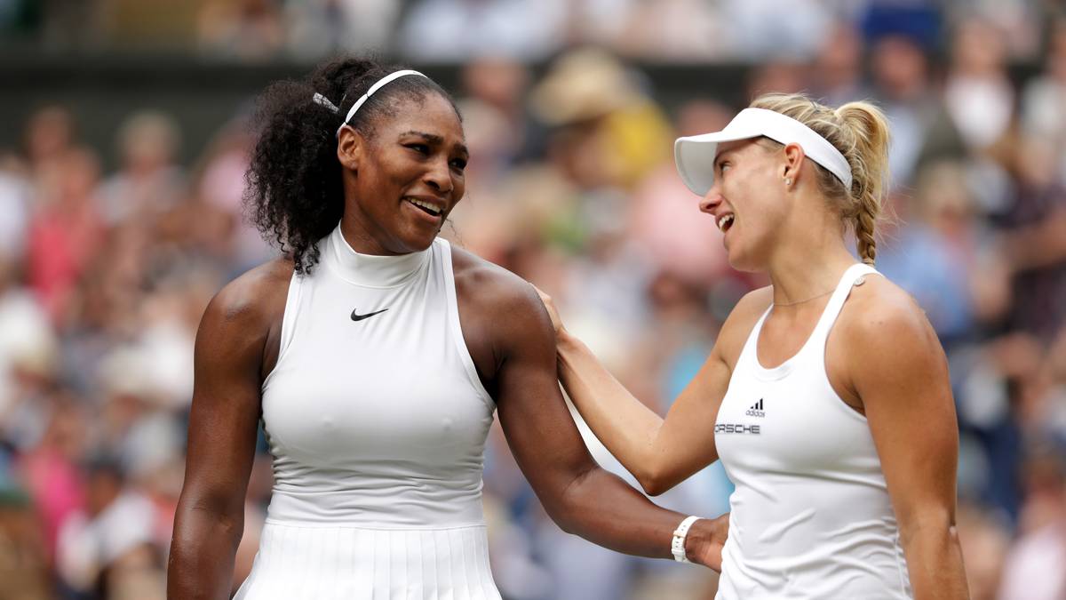 Serena Williams und Angelique Kerber verstehen nicht nur auf dem Platz gut