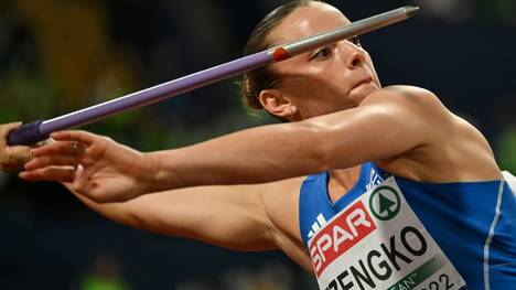 Elina Tzengko wird Europameisterin im Speerwurf