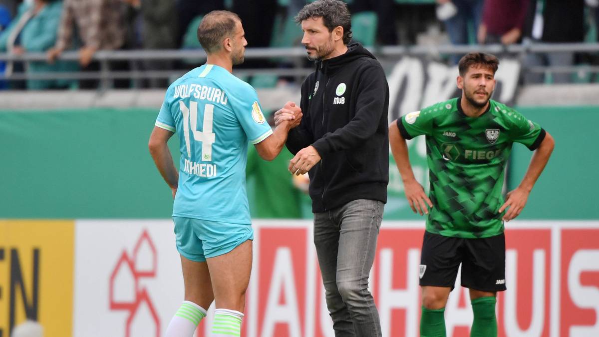 DFB-Pokal-Aus für den VfL Wolfsburg nach dem Wechselfehler von Mark van Bommel