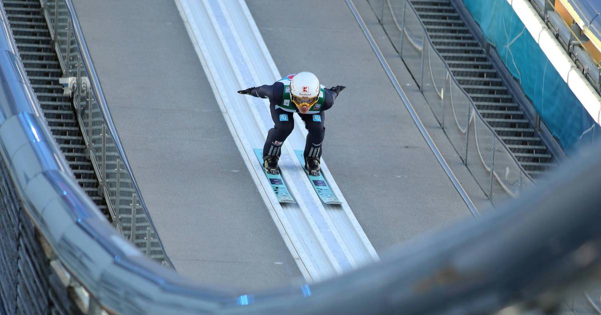 Half-time in Oberstdorf: Hoffmann sixth as Prevc leads comfortably