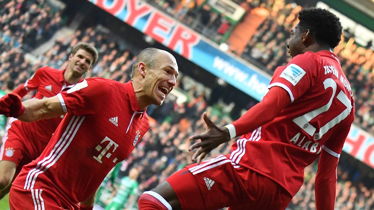 Sieg in Bremen: Bayern bleibt Spitze