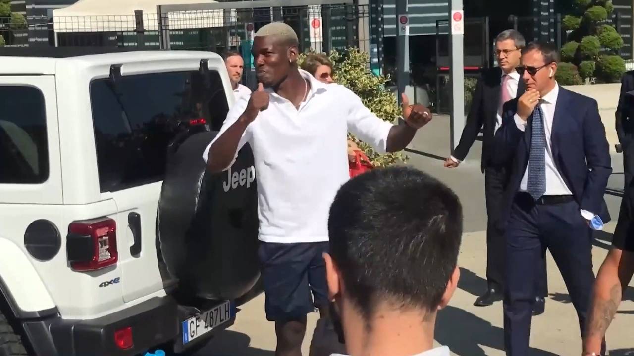 Juventus Turin: Paul Pogba wird frenetisch von den Fans empfangen