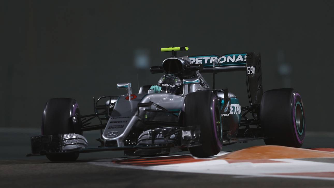 Rosberg hinter Hamilton – Vettel stark