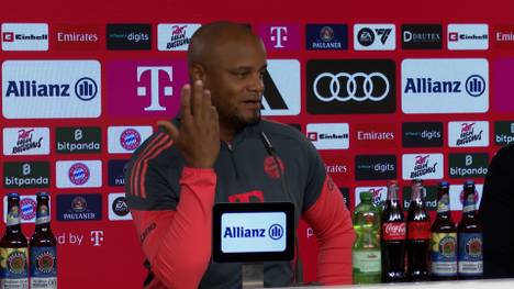 Bayerns Trainer Vincent Kompany spricht über den kleinen Kader des Rekordmeisters und erklärt, welche Lösungsansätze er dafür hat.