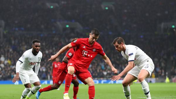 Robert Lewandowski und der FC Bayern empfangen Totteham Hotspur zum letzten Spiel der Gruppenphase