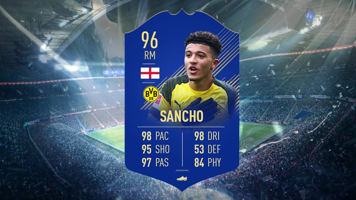 Jadon Sancho - Borussia Dortmund - TOTS-Wert 96