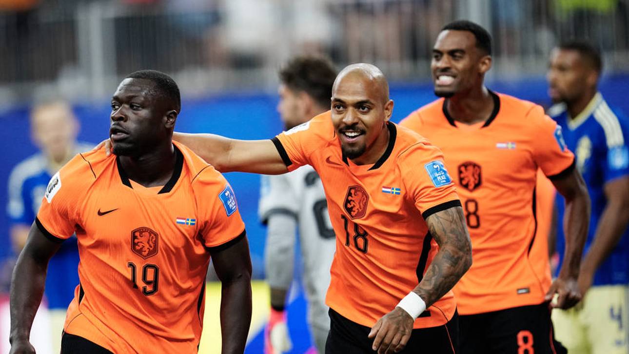 Historische Tor-Party für Oranje