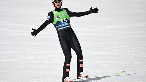 Huber gewann im März in Planica