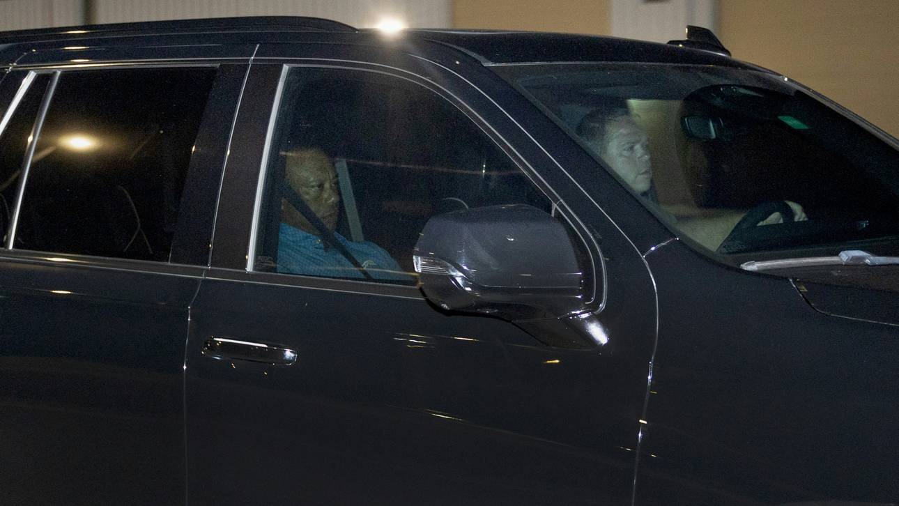 Woods verlässt das Gefängnis