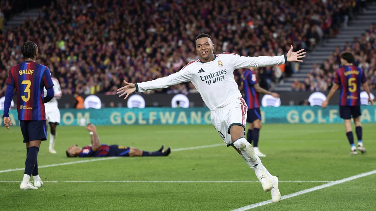 Doppelpack Mbappé: Real gewinnt 265. Clasico