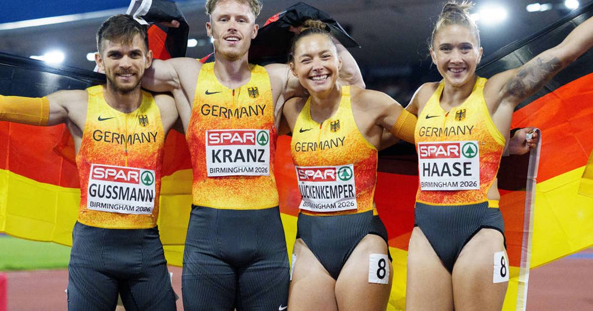 In the mixed relay: Silver happy ending for Lückenkemper