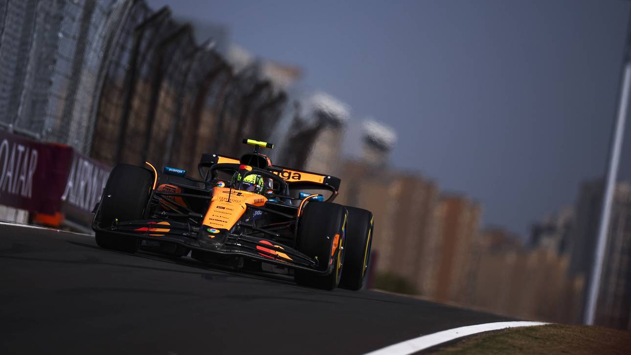 Norris dominiert Training in Shanghai