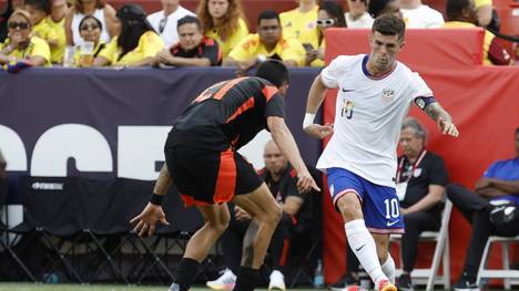 Christian Pulisic (r.) ging mit den USA gegen Kolumbien unter