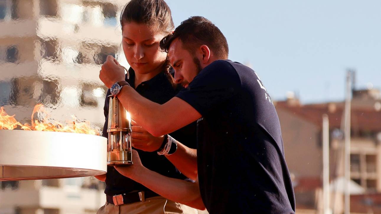Olympischer Fackellauf in Frankreich gestartet
