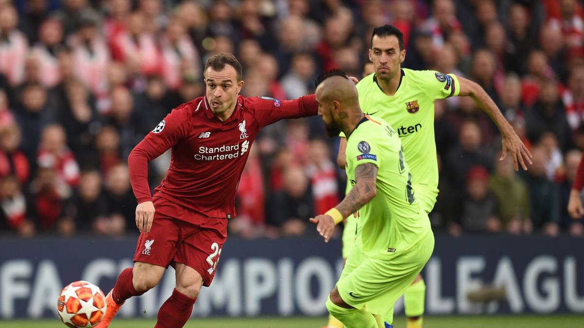 XHERDAN SHAQIRI (bis 90.): Hatte schon nach zwei Minuten die Chance zur Führung, baute dann jedoch deutlich ab. Arbeitete zu wenig nach hinten mit und gestattete Barca viel Platz über seine Seite. Bereitete nach dem Wechsel das 3:0 vor und zeigte sich deutlich verbessert. SPORT1-Note: 3,5