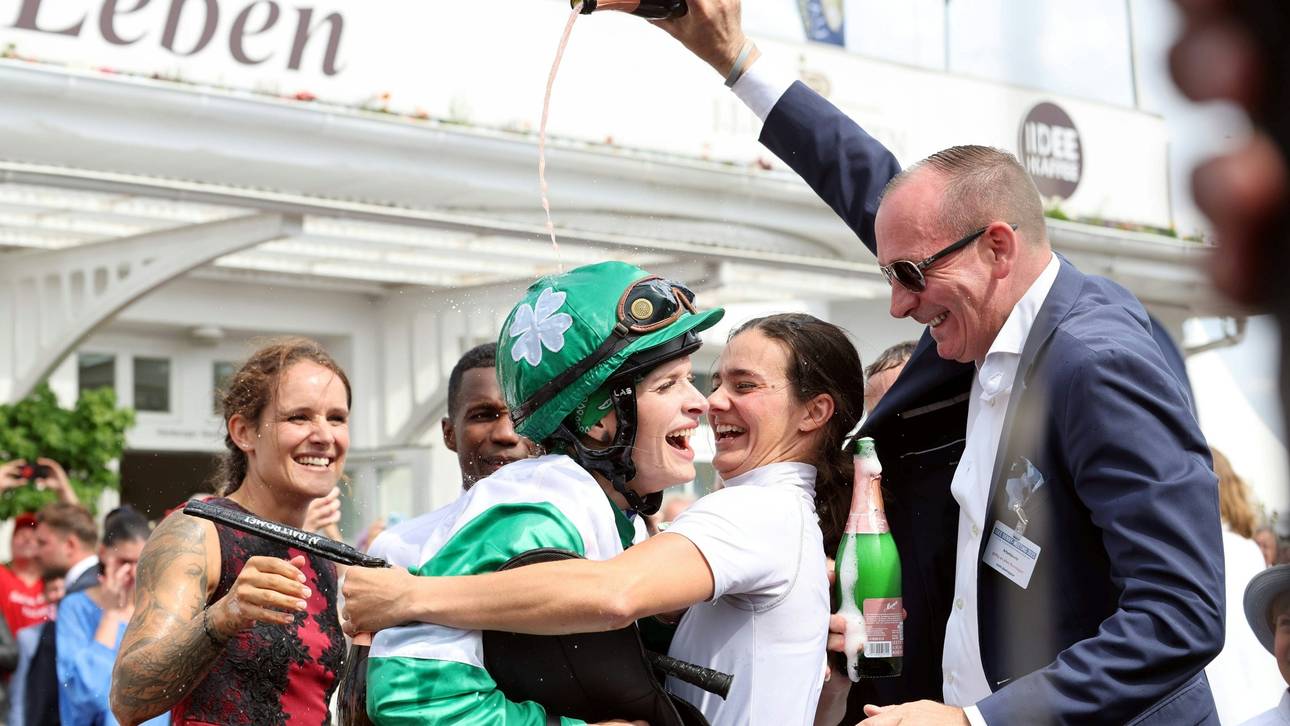 156. Deutsches Derby: Erster Sieg durch eine Frau