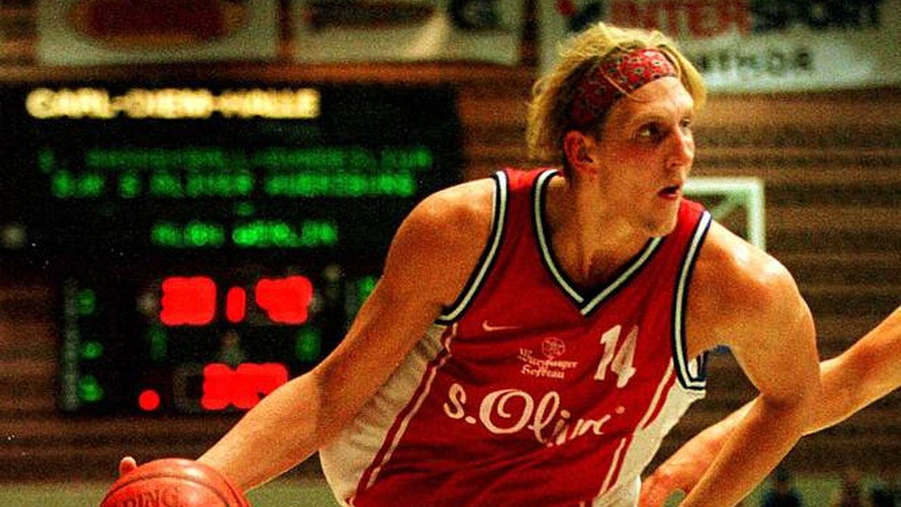 Auch Dirk Nowitzki trug einst das Würzburger Trikot
