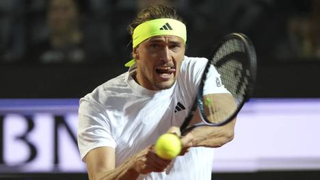 Alexander Zverev glänzte zum Auftakt in Rom