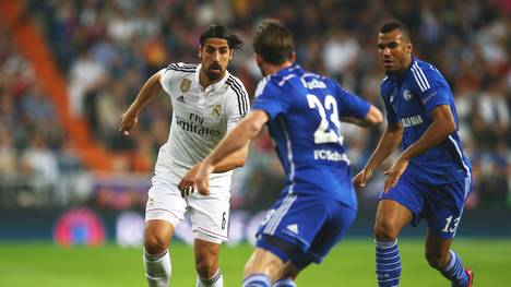Sami Khedira von Real Madrid im Rückspiel des Achtelfinales der Champions League gegen den FC Schalke 04