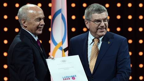 IOC-Präsident Thomas Bach verkündete die Siegerstadt