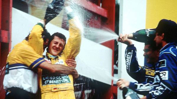 Vor 25 Jahren feierte Michael Schumacher seinen ersten Formel-1-Sieg in Spa