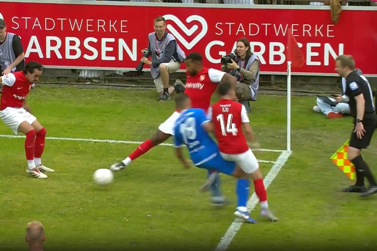 Tränen, Tritte, Tore, Pannen: Dieses Drama in der Relegation zur Dritten Liga zwischen dem TSV Havelse und Lok Leipzig hat alles zu bieten.