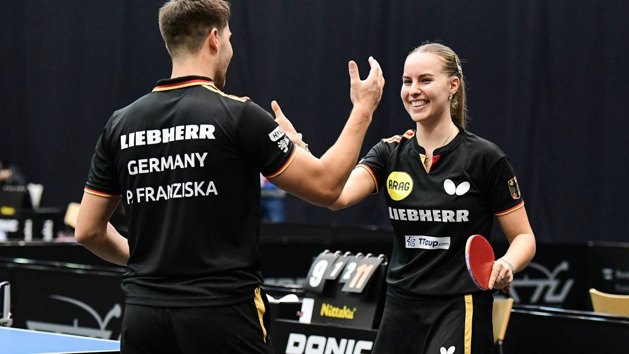 Tischtennis-Duo hat EM-Medaille sicher