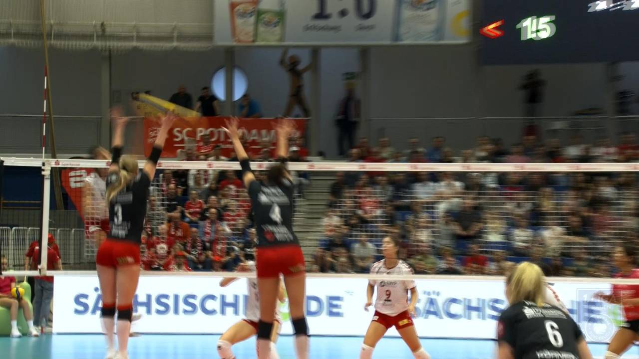 Volleyball Bundesliga: Potsdam schlägt Dresden nach Traum-Comeback im 1. Satz