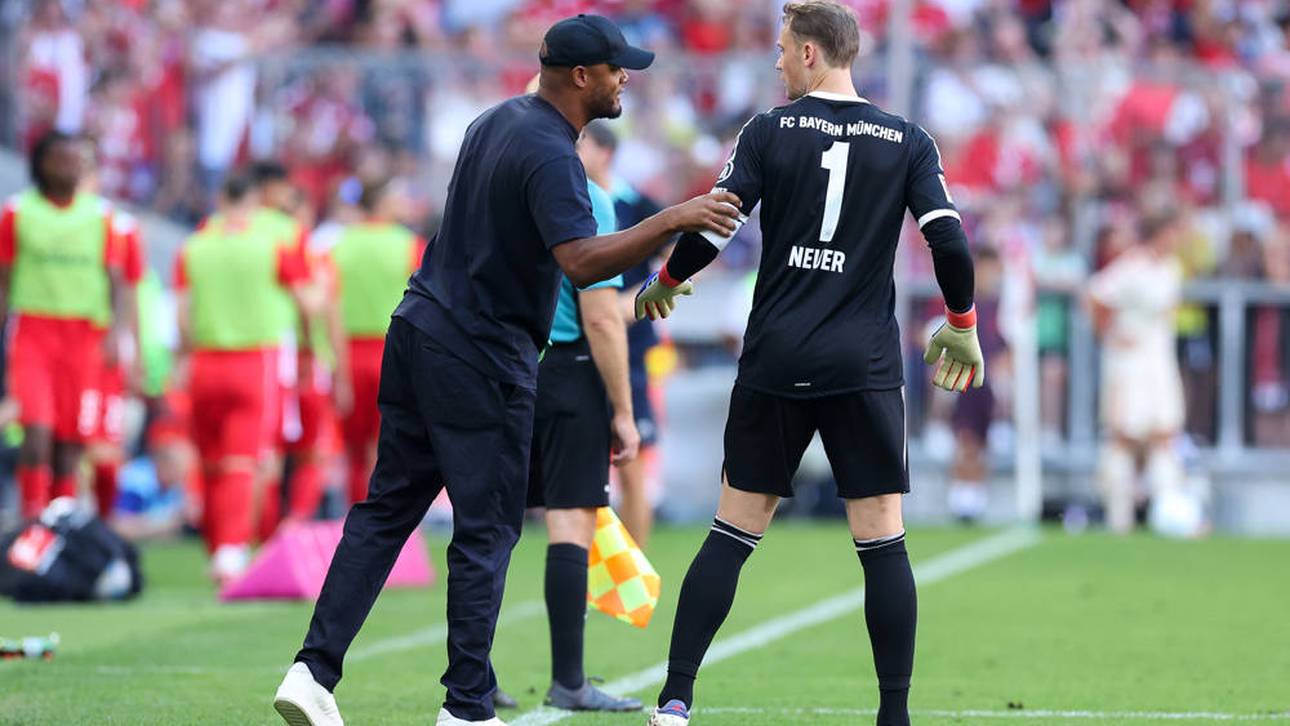 Bayern-Coach Vincent Kompany hofft, dass Keeper Manuel Neuer gegen Bremen einsatzfähig ist