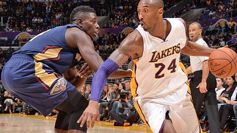 Kobe Bryant Los Angeles Lakers New Orleans Pelicans