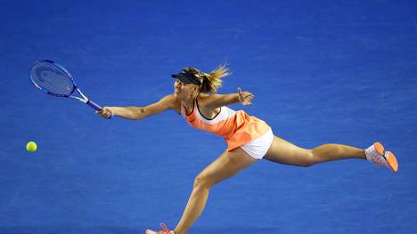Maria Scharapowa steht im Viertelfinale von Melbourne