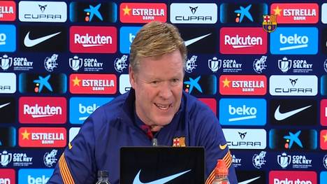 Auch Tage nach der Veröffentlichung ist das gigantische Gehalt von Lionel Messi das Thema Nummer eins beim FC Barcelona. Trainer Ronald Koeman reagiert gereizt auf die Diskussion.