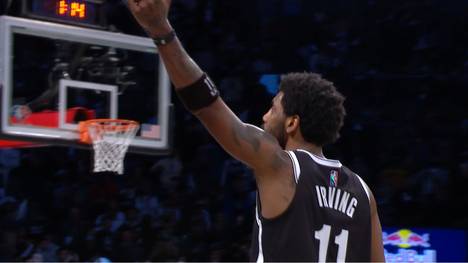 Die Brooklyn Nets haben mit einem 115:108 gegen die Cleveland Cavaliers das Ticket für die NBA-Playoffs gebucht. Superstar Kyrie Irving glänzte dabei mit 34 Punkten.