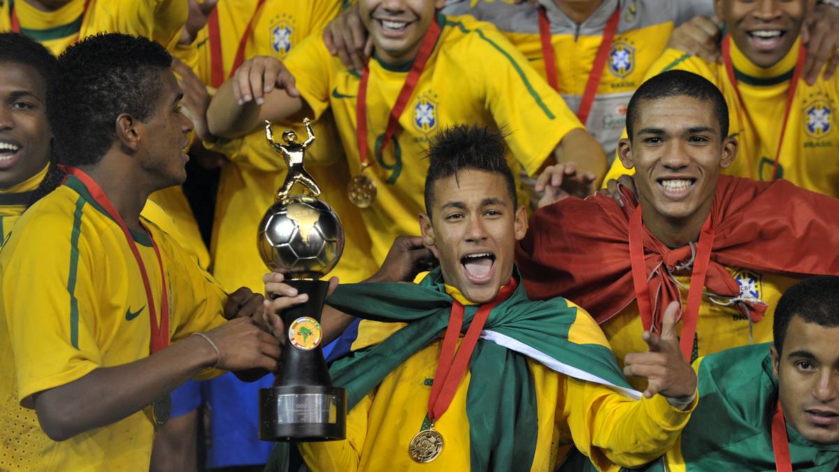 Neymar wurde bei der Kontinentalmeisterschaft 2011 auch zum besten Spieler gekürt