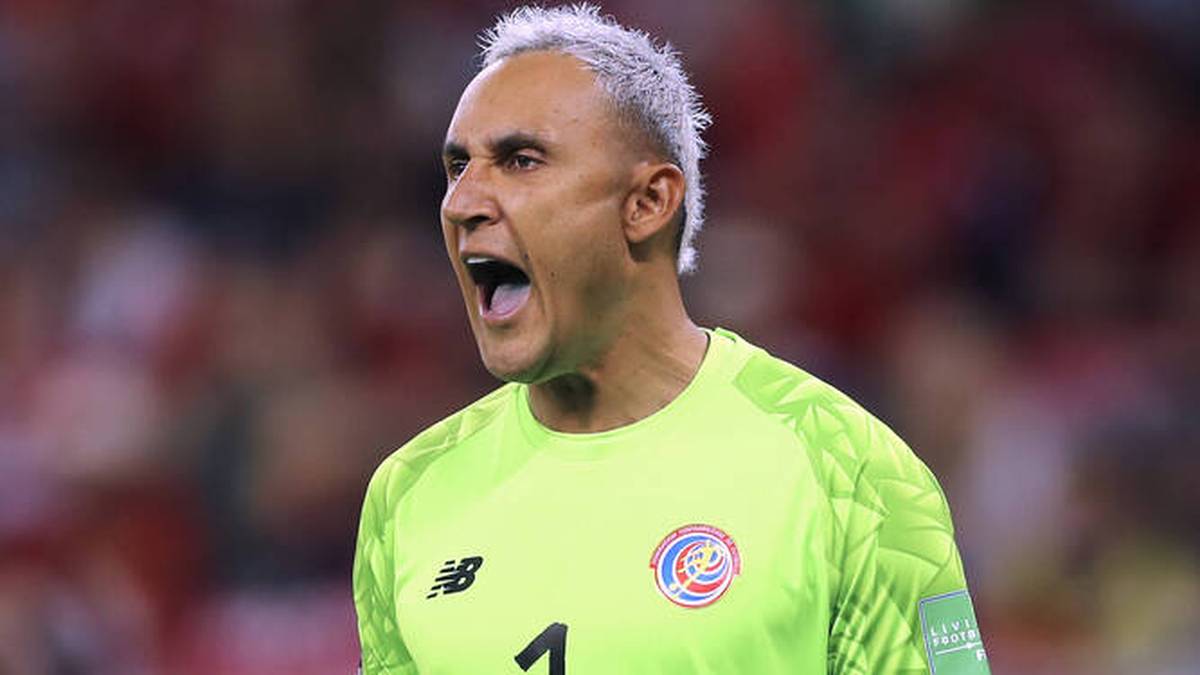 Keylor Navas im grünen Torwart-Trikot