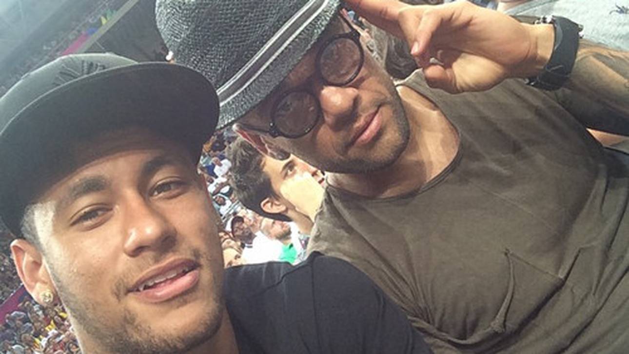 Instagram-Selfie mit Teamkollegen