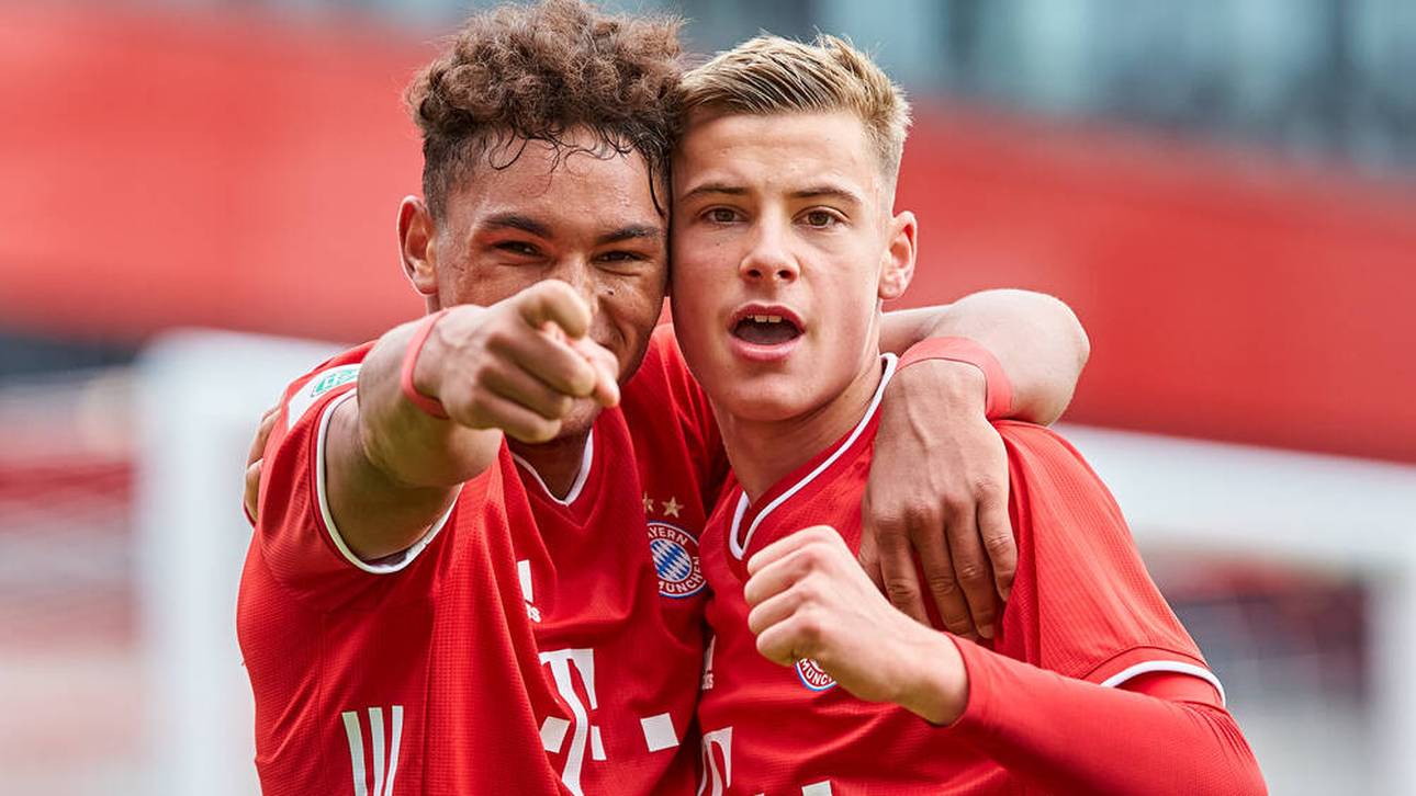 Armindo Sieb und Gabriel Vidović beim FC Bayern 
