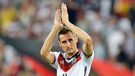 Miroslav Klose trat nach der WM aus der Nationalmannschaft zurück